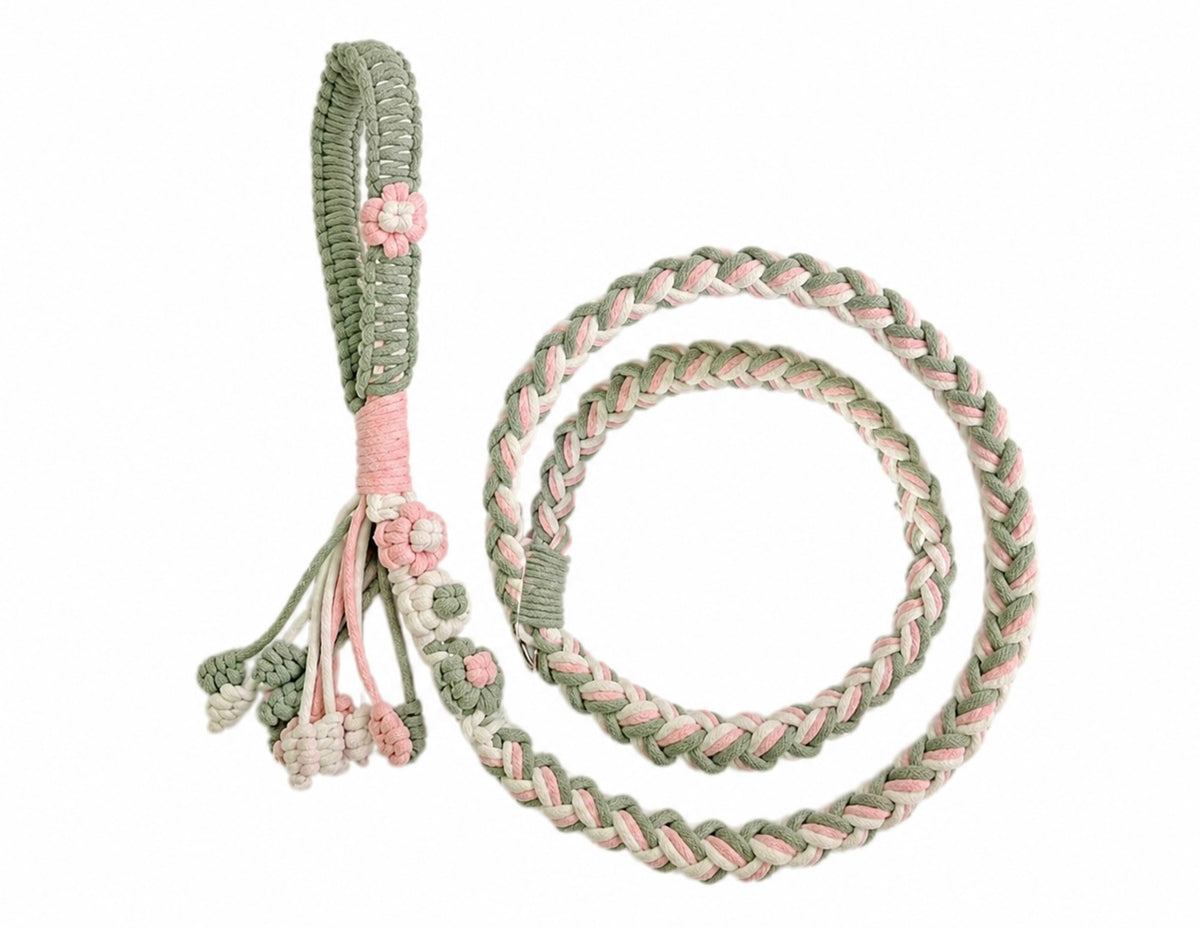 Hand-Braided Rope Dog Leash