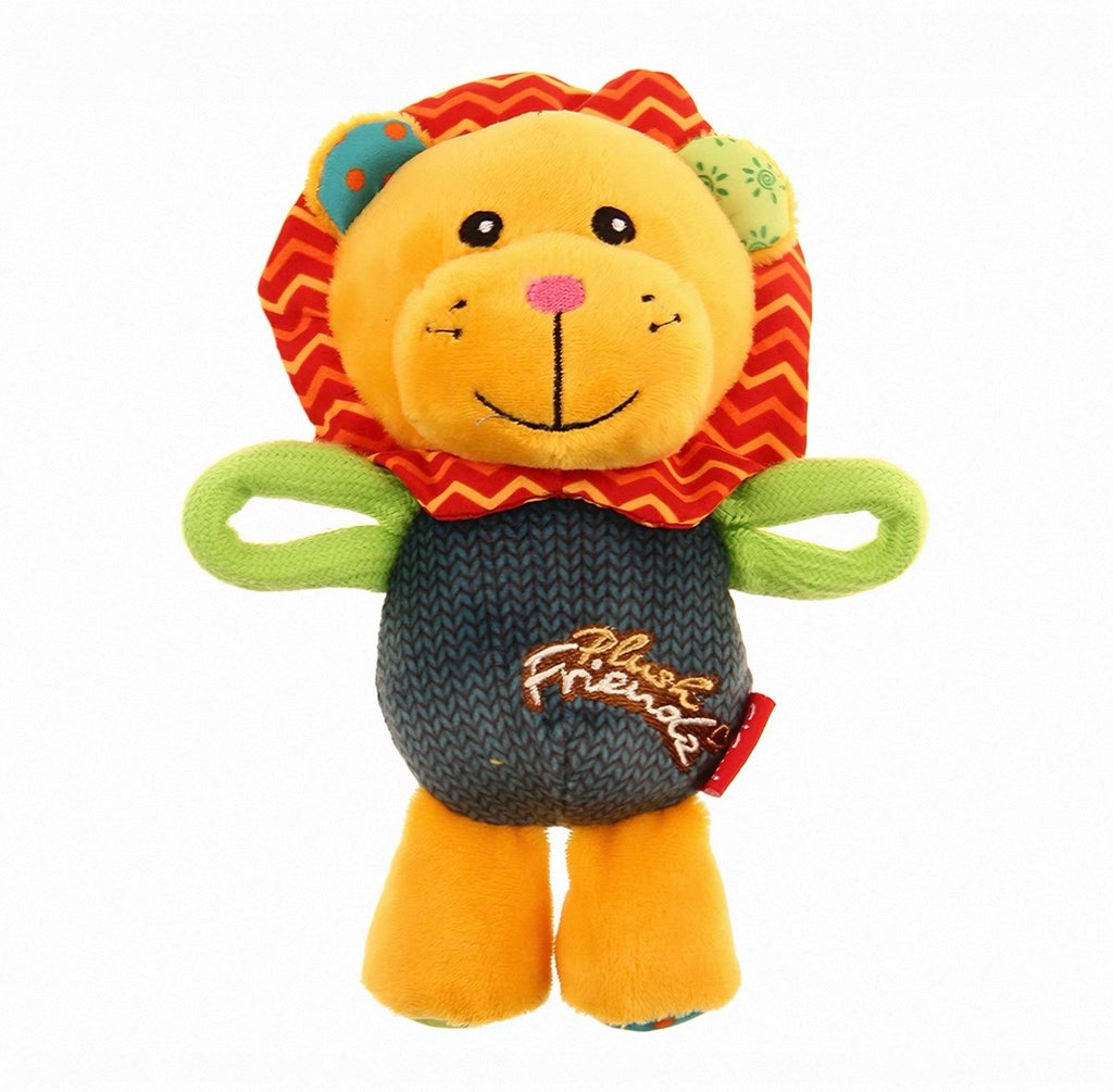 GiGwi Q-Cute Plush & Rubber Squeaky Dog Toy