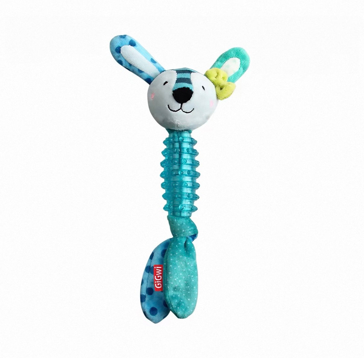 GiGwi Q-Cute Plush & Rubber Squeaky Dog Toy
