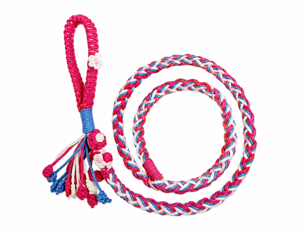 Hand-Braided Rope Dog Leash