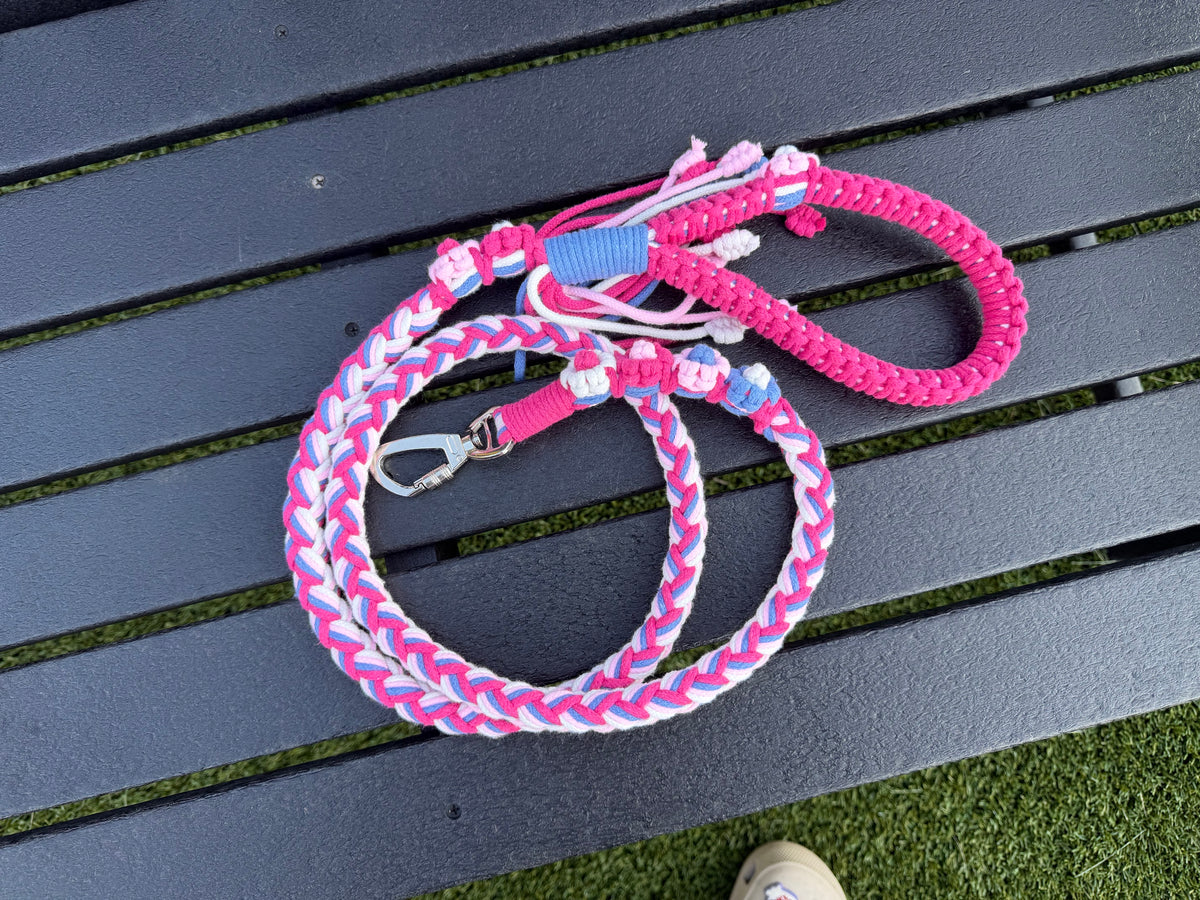 Hand-Braided Rope Dog Leash