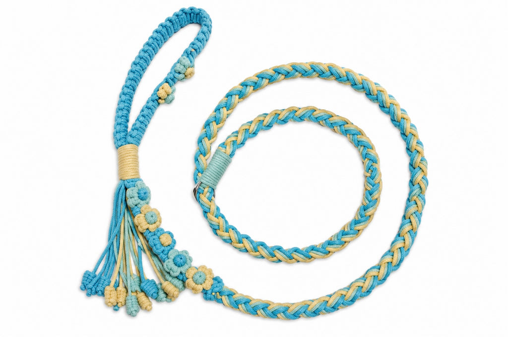 Hand-Braided Rope Dog Leash