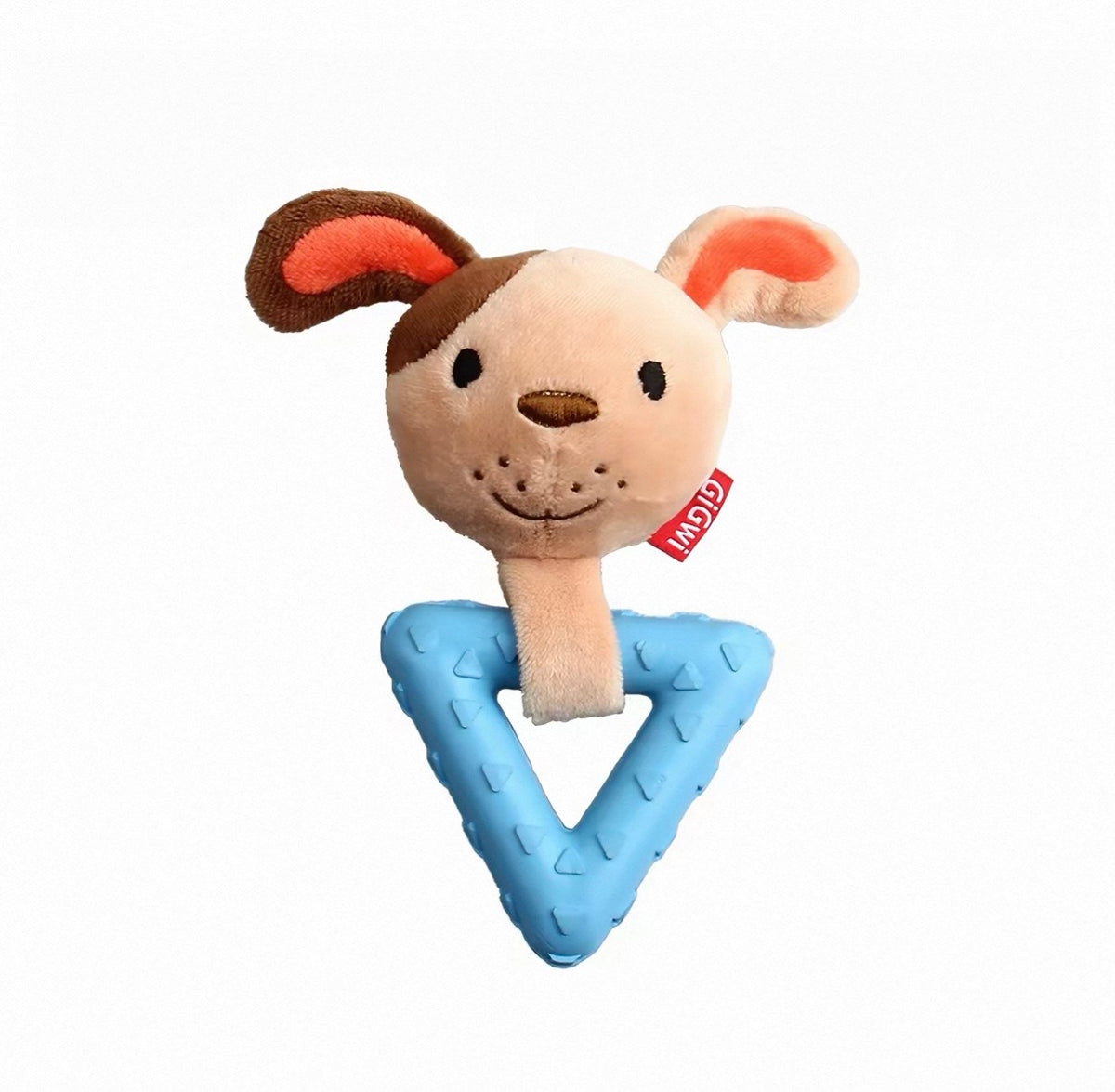GiGwi Q-Cute Plush & Rubber Squeaky Dog Toy